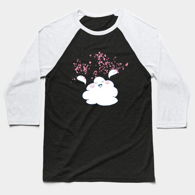 Wanda Happy Cloud 02 Baseball T-Shirt by LironPeer